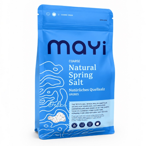 Grobes Quellsalz - Naturbelassenes Quellsalz von Mayi Tuz (500 g)