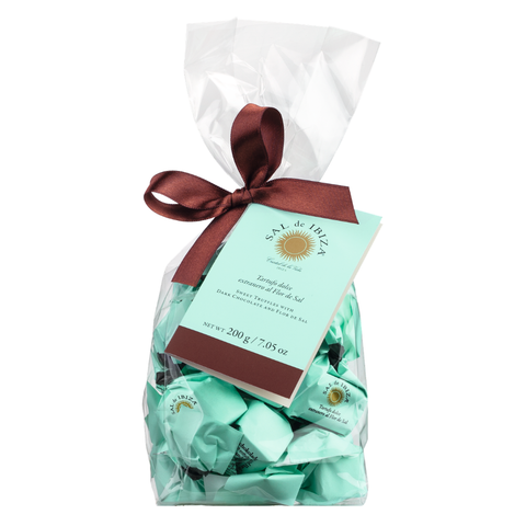 Sal de Ibiza Zartbitter-Trüffelpralinen mit Flor de Sal (200 g)
